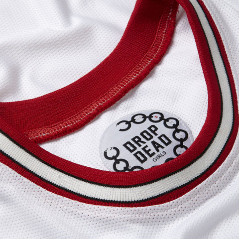 DEAD Crop Basketball Jersey (White)