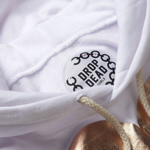 Language Barrier Crop Pullover Hoody