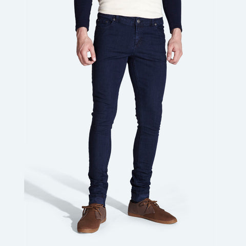 Plaid Turn-Up Jeans