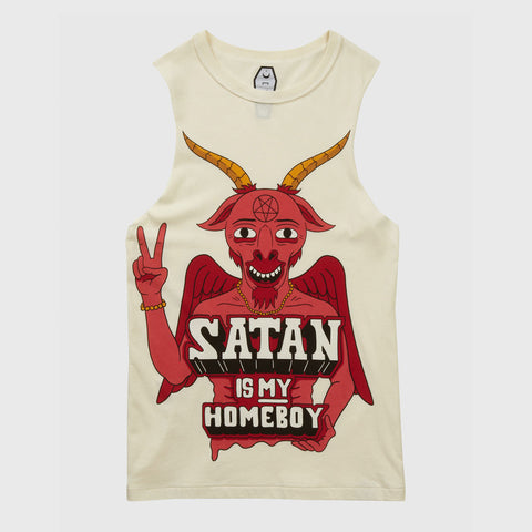 Satan Is My Homeboy Sleeveless T-shirt